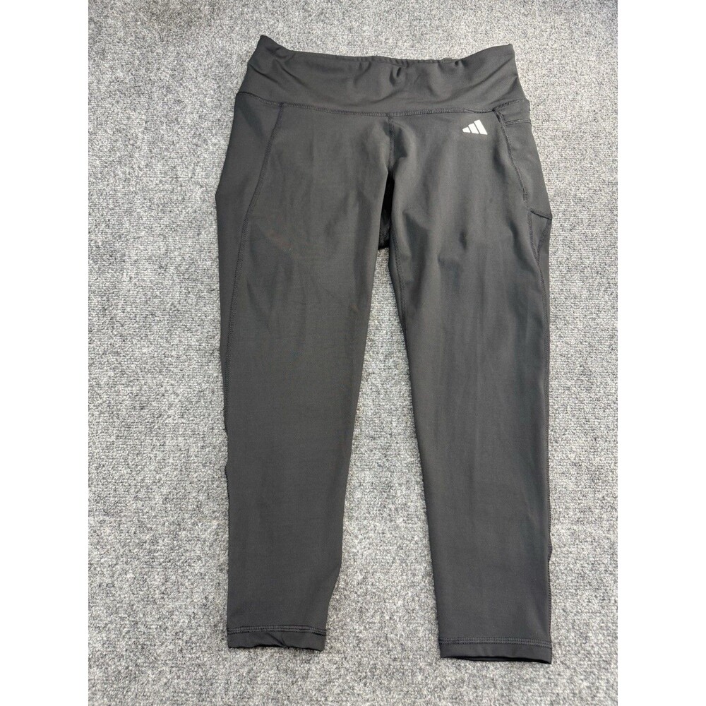 adidas Optime ST Women's 1X Black 7/8 Training Tights NWT